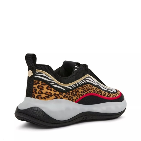 Steve Madden Fury Animal Print Mixed Print Fashion Sneakers Size 7.5 Bold Print - Picture 8 of 12